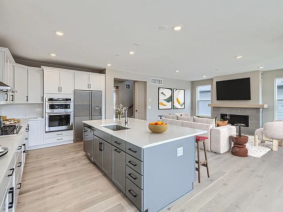 Kitchen Great Room - Virtually Staged