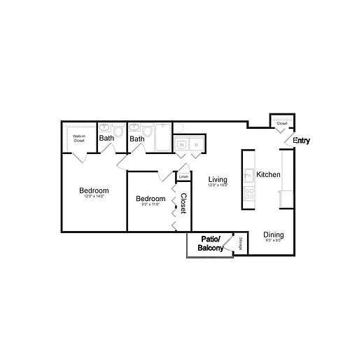 Floor plan B1G