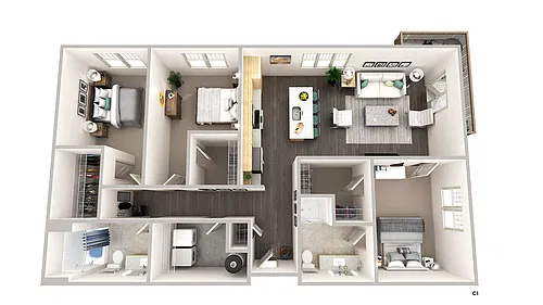 Floor plan Artemis 32A