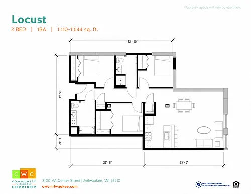 Floor plan Locust