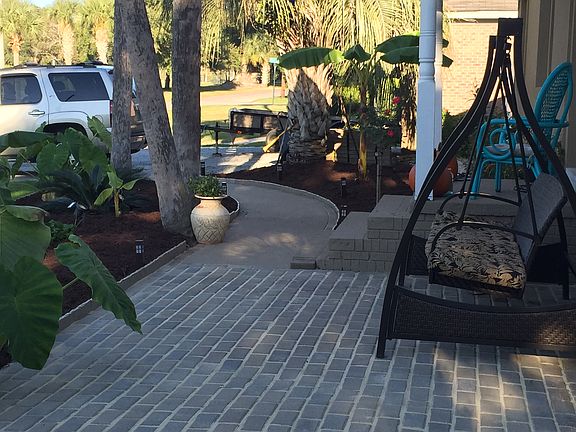 Brick Patio facing Rec Centr