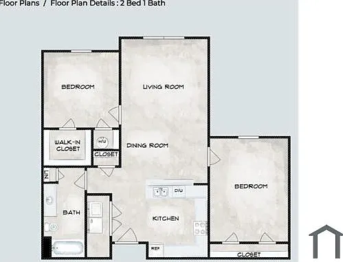 1 bed, $856 — Photo 3