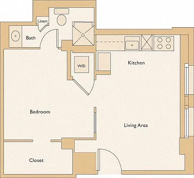 Floor plan 1C