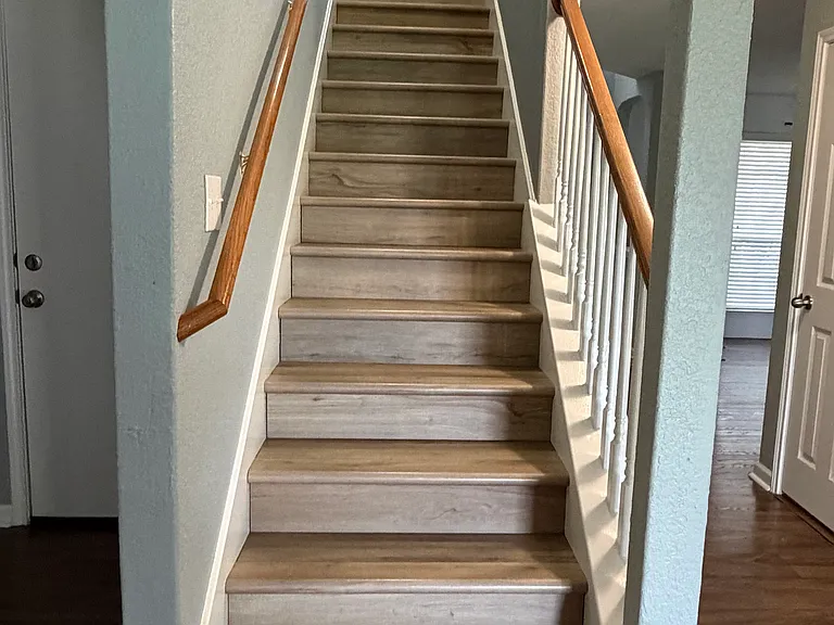 wooden staircase