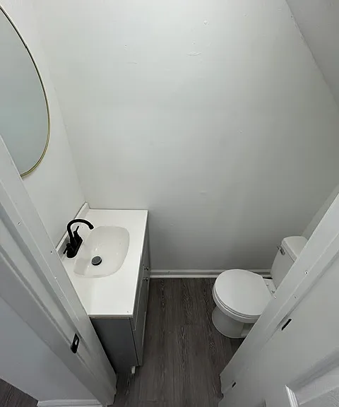 first floor half bath