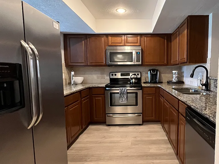 Turn key furnished Rental including plates, Glasses, Silverware, Coffee maker and more!