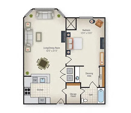 Floor plan The Heron