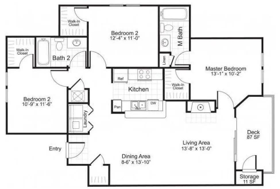 Floor plan C1 3/2