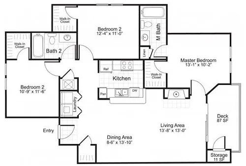 Floor plan C1 3/2