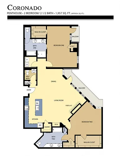 Floor plan Coronado