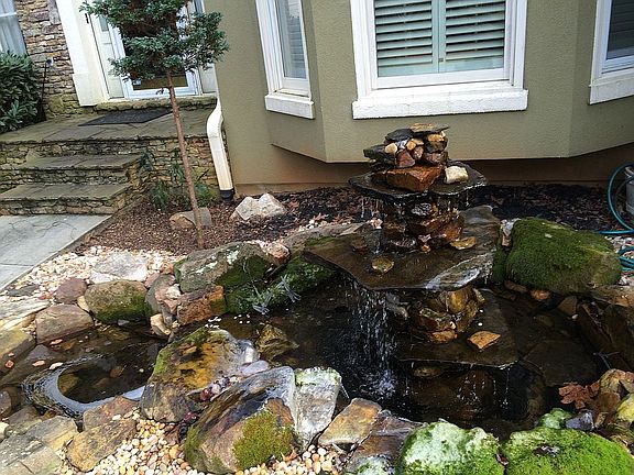Custom built fountain / pond