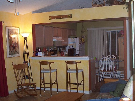 View of the kitchen from the great room