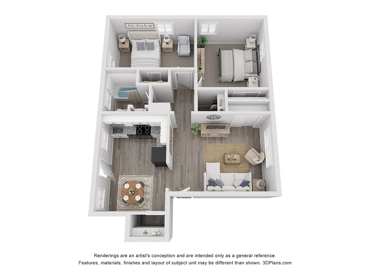 Floor plan French Quarter Gold