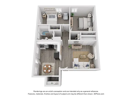 Floor plan French Quarter Platinum