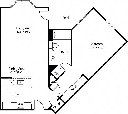 Floor plan 1J