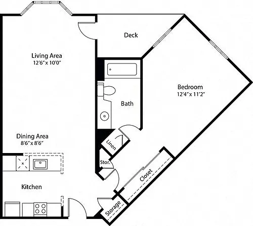 Floor plan 1J