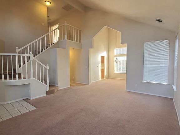 living room and formal dining room