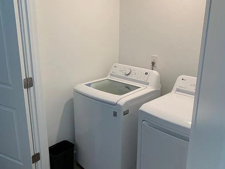 Washer and Dryer Space.