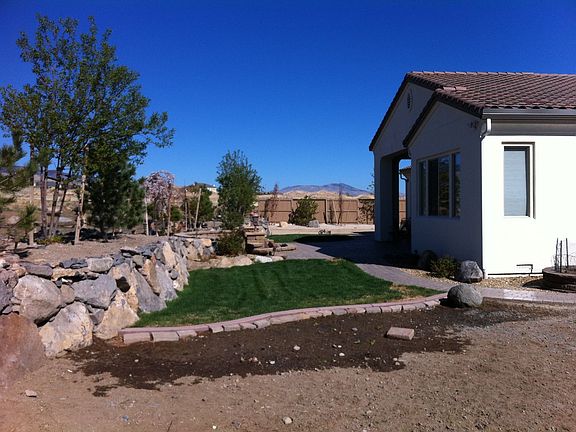 Side View of Back yard