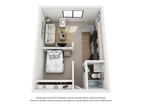 Floor plan Studio