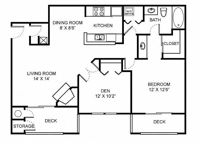 Floor plan A2D