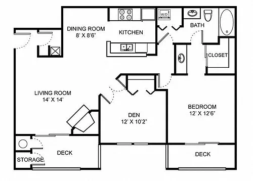 Floor plan A2D