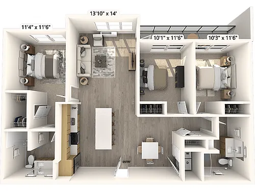 Floor plan C3-1