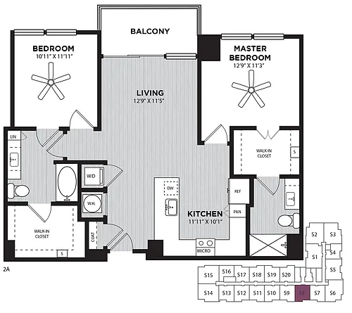 Floor plan Monicker