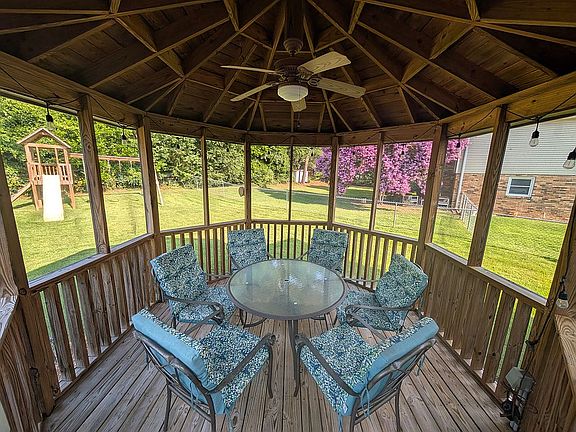 Large screened gazebo
