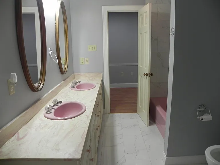 Second Floor Full Bath with Double Vanity