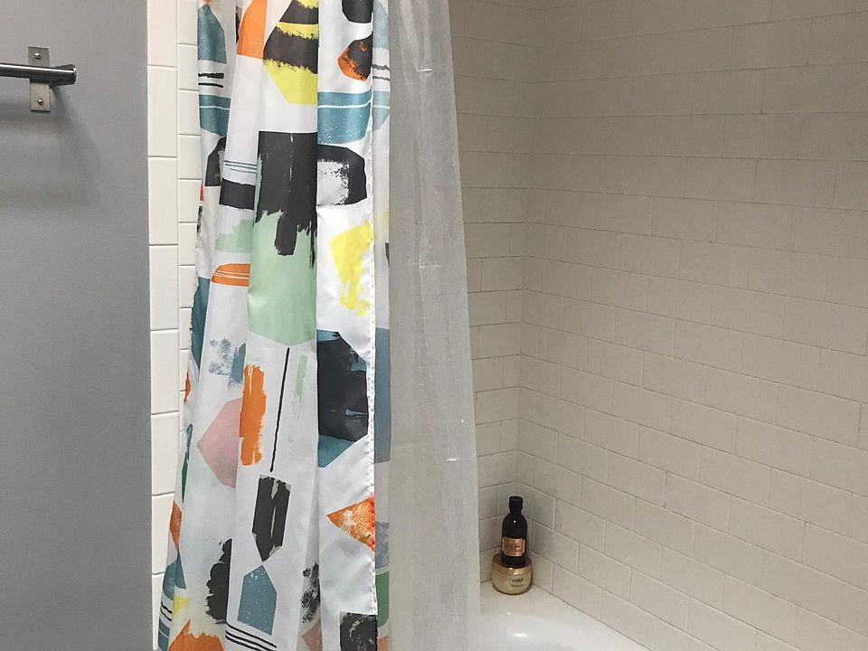 Subway tile in the shower/bath tub