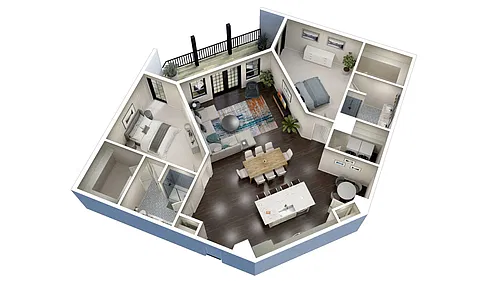 Floor plan D
