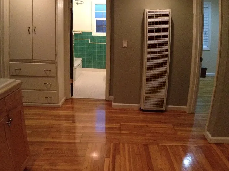 Outside the bathroom