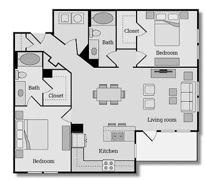 Floor plan B1