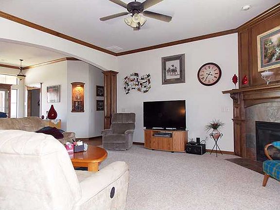 Fabulous corner fireplace 