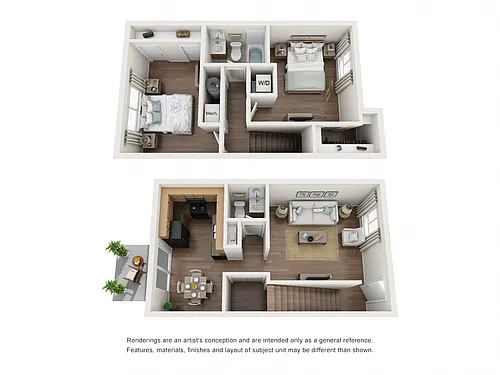 Floor plan 2 Bedroom