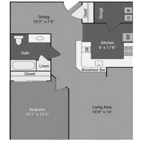 Floor plan A1C