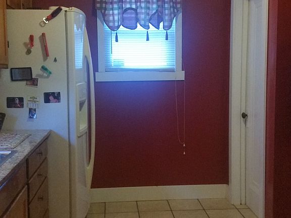 Tile floors in kitchen