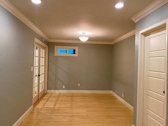 Bedroom with french doors