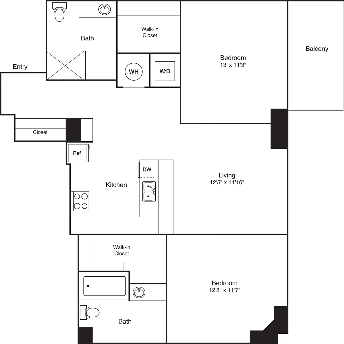 Floor plan B1