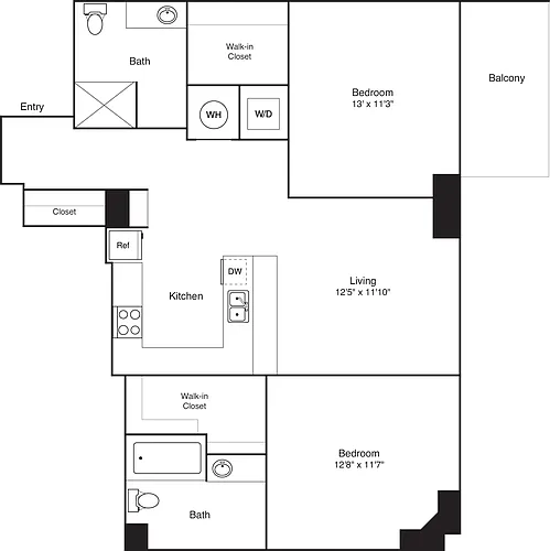 Floor plan B1