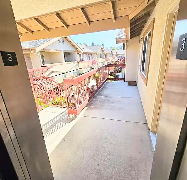 Top floor elevator exit