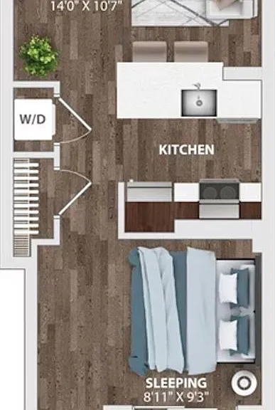 Charming 1 Bedroom/1 Bathroom Apartment Unit in Downtown Baltimore, MD! Unit 416 — Photo 65