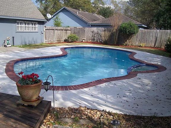 Pool from deck