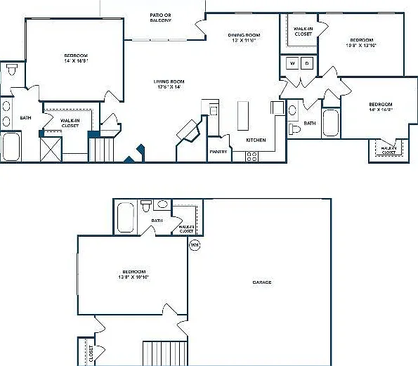 4 Bedroom | 3 Bath | 1910 SF | Attached Garage 4 Bedroom | 3 Bath | 1910 SF | Attached Garage