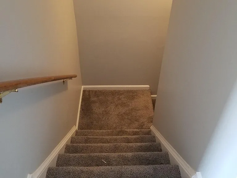 Stairs leading to basement.
