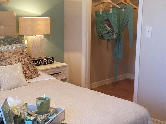 Walk in closet in Master Bedroom