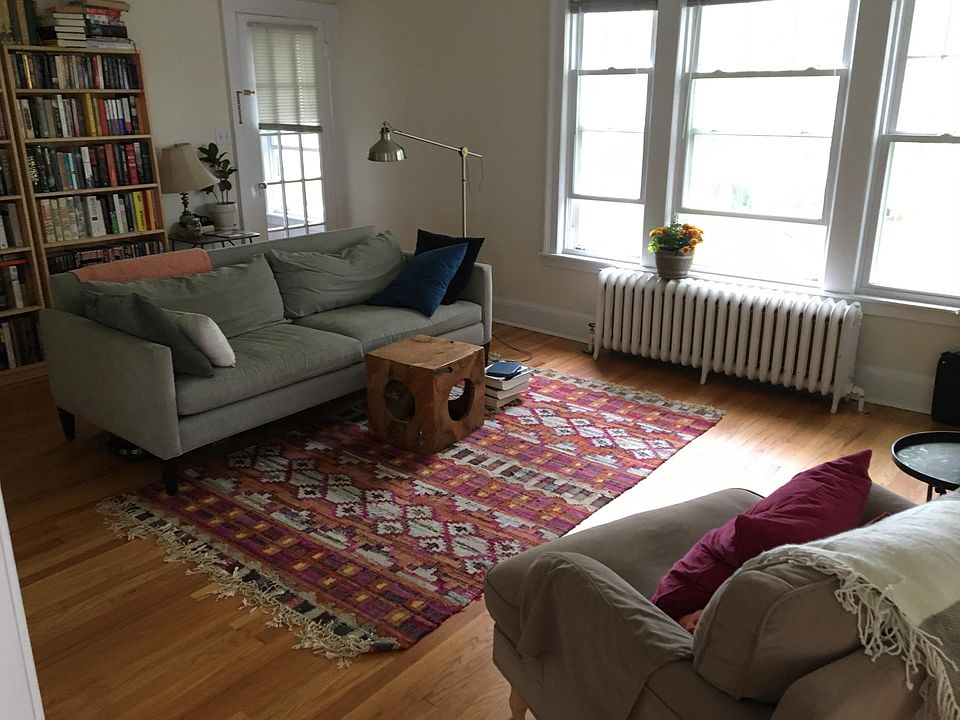 Living room (entry door into unit in picture)