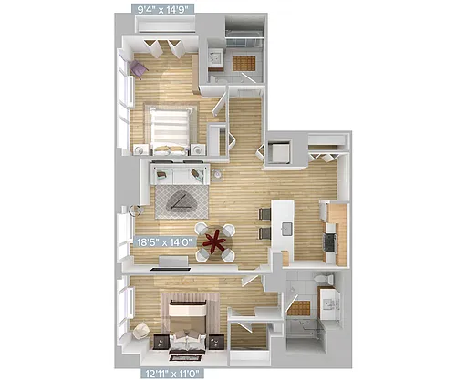 Floor plan B3S-1115