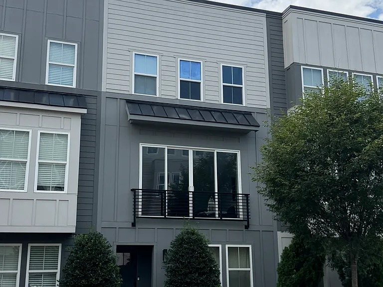 Front of townhome